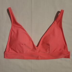 Aerie Neon Pink Scoop Bikini Top